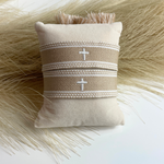 Never Alone - Embroidered Cross Tassel Adjustable Friendship Bracelet