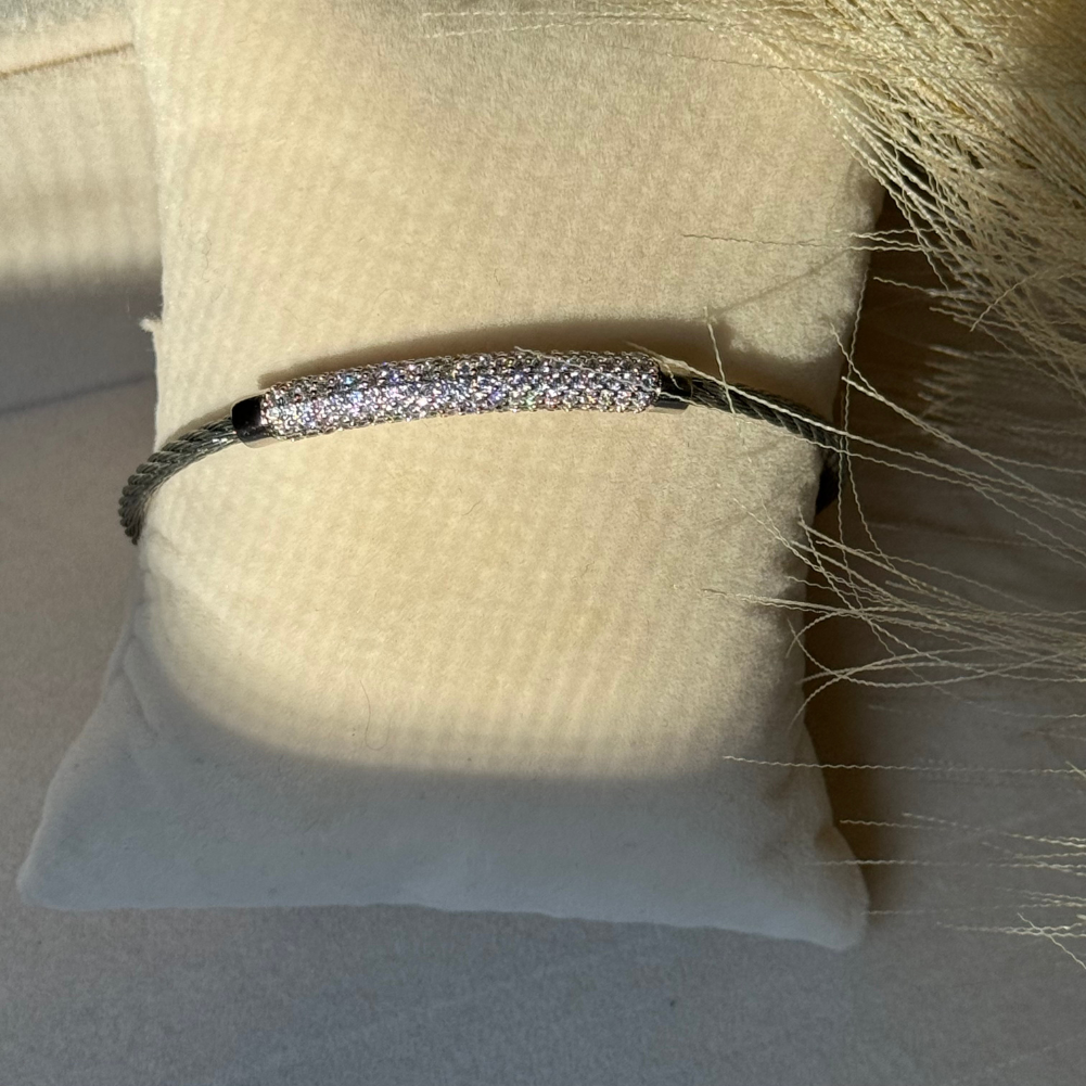 PRECIOUS PAVE BAR BANGLE