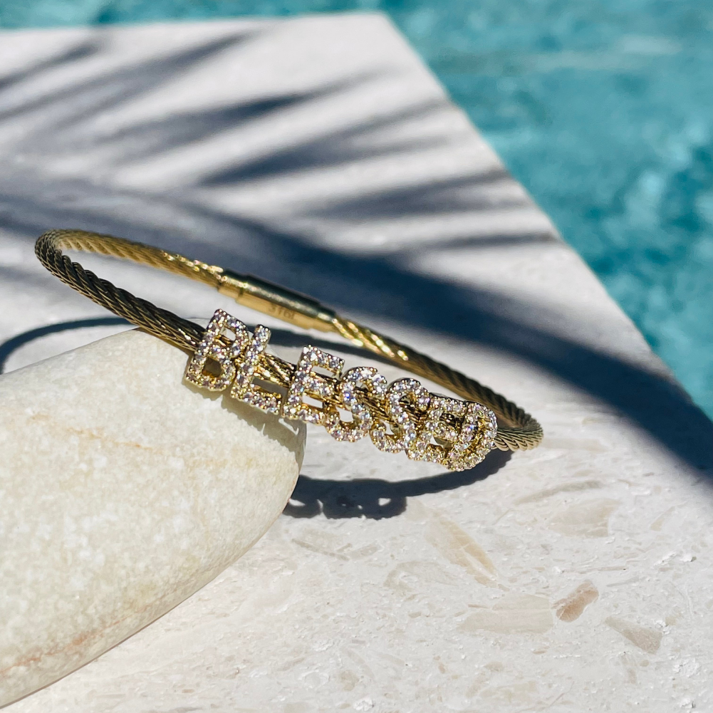 BLESSED PAVE BANGLE