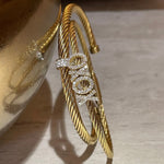 XOXO PAVE BANGLE